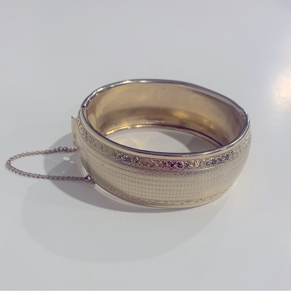 Gold Vintage Cuff Bracelet